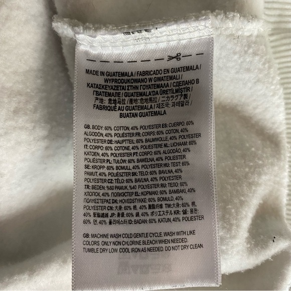 VANS Off The Wall Mens Large Floral Print Pullover Fleece Hoodie Sweatshirt - Picture 5 of 7